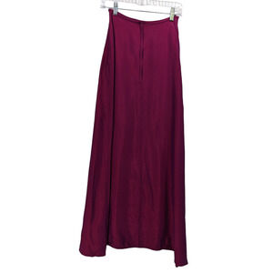 Jessica McClintock for Gunne Sax Skirt 3 Purple Maxi Metallic Sheen Made in USA